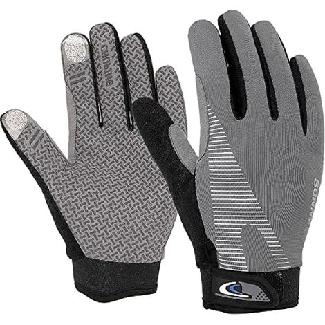 Gants D Entrainement - Antidérapants - Respirants - Compatible Écran Tactile - Pour Homme Et Femme - Par 1 Paire (1/5)