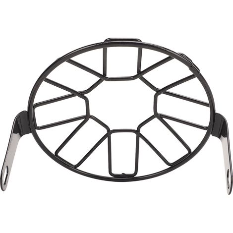 Grille de protection de phare de moto, couverture en maille universelle pour moto avec phares de 6.5 pouces, Double Section transversale