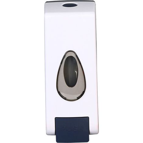 360ml Manual Soap Dispenser, Wall Mounted Single Head Liquid Soap Dispenser, Shampoo Dispenser, Bathroom Shower Gel, Liquid Shampoo Holder, No Drilling, with Screws (White)
