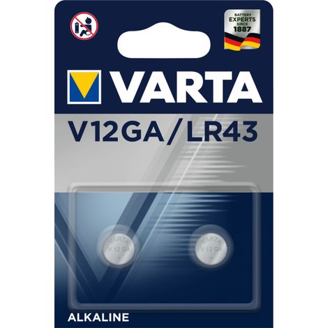 Varta Alkaline Spezial Knopfzelle Grau LR43 1,5V