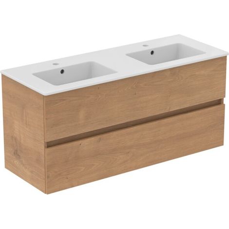 IDEAL STANDARD R0576Y8 Ensemble mobilier Eurovit+ avec lavabo 121 cm blanc (1/5)