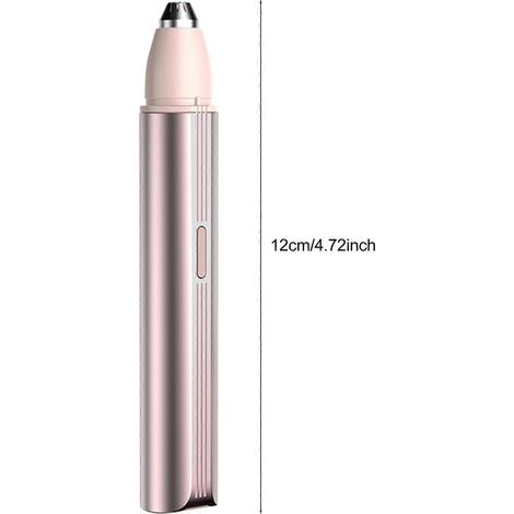 Sourcilier Femme Rechargeable Épilateur Visage et Sourcils, Rasoir de Précision Sans Fil pour Élimination des Poils, Kit de Soin avec Peigne de Protection (1/5)
