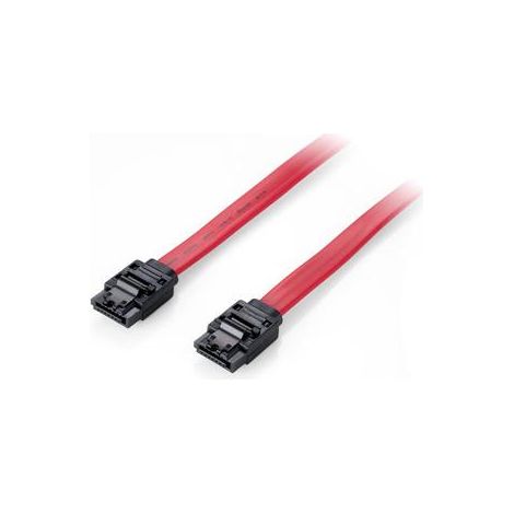 Equip Flachkabel SATA 6Gbps 1.00m m. Metallclip Polybeutel