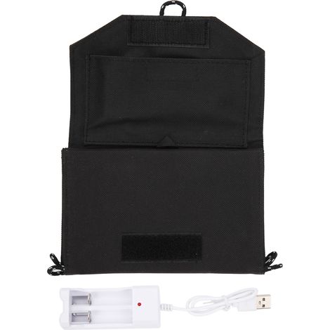 Panneau Solaire Portable 7.2W Pliable avec USB pour Charge de Téléphone - Noir (1/5)
