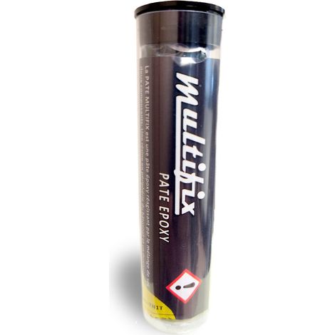 OSE – Mastic époxy gris clair 56g – Résistance à la chaleur jusqu'à 121°C – Durcissement en 30 minutes – Colle pour bois, béton, métal, verre (1/6)