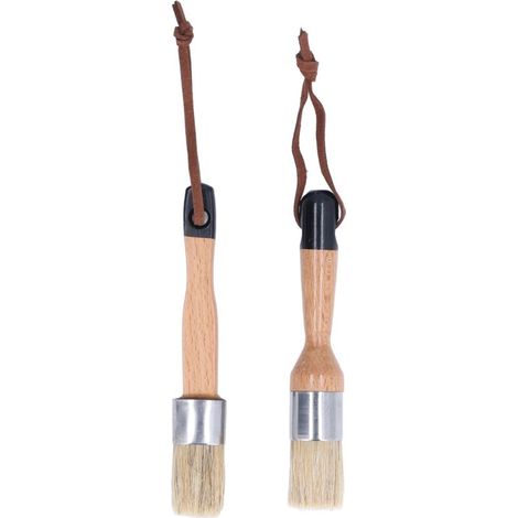 Wax Brush, Harmless Brush with Ergonomic Bristles for Home Decorating and Tabletop (1/4)