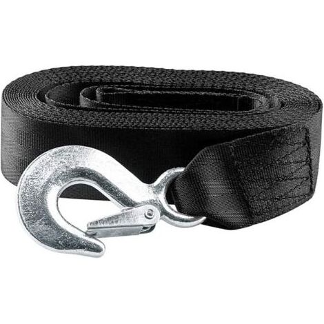 Winch strap for trailers, winch strap for boats with safety hook (4 meters) (1/5)