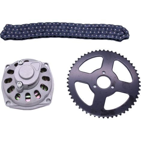 ATV four-wheel sprocket motorcycle 49CC small sports car rear gearbox sprocket assembly large 6-tooth T8F chain modification (1/5)