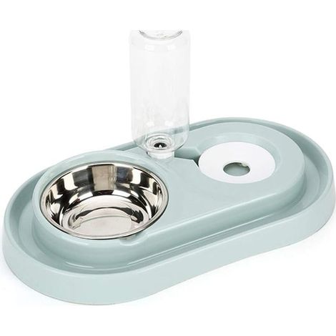 Filiyano-Ensemble double gamelle pour chien et chat, gamelle pour nourriture et eau, Stai amovible (1/5)