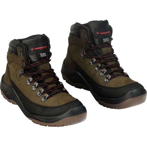 Bottes de chantier imperméables pour homme, pointure 45, en acier de qualité supérieure. (1/3)