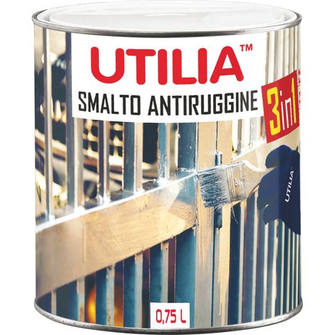 Utilia SMALTO ANTIRUGGINE  ml. 750 Grigio antracite 6.00 pz