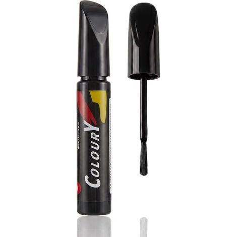Stylo de Retouche, 2026 Stylo Retouche Voiture, 12ml Stylo Réparation des rayures Auto De Peinture pour réparer les petites rayures automobiles peinture voiture, stylo peinture voiture (Noir) (1/5)