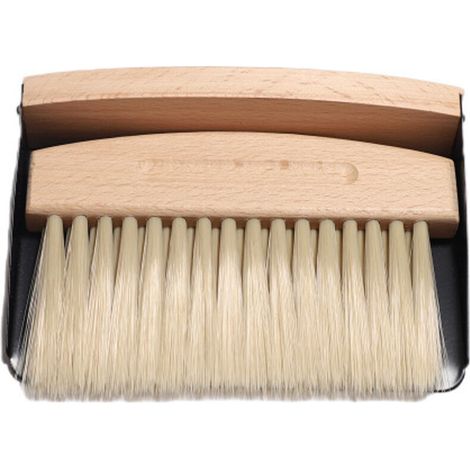 Ensemble Balai Brosse Tablepelle Poussière: Pelle à Poussière et Brosse à Main Brosse à Main en Bois Pellepoussière Balai à Farine Mini Balai Table - Brosse Table Brosse(nylon de pelle noir)