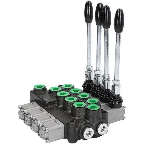 Distributeur hydraulique 16,20 MPa 1/2 po à 4 tiroirs pour chariot élévateur (1/4)