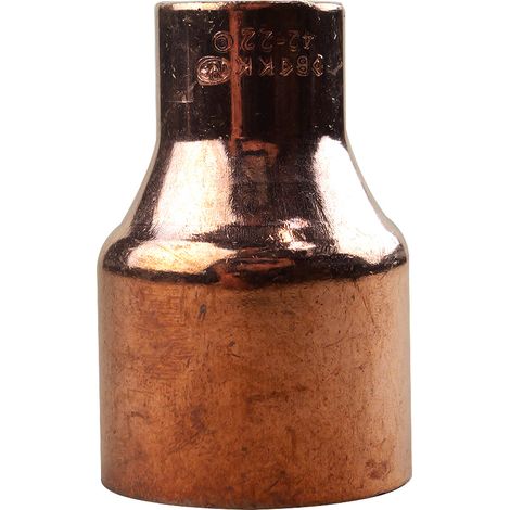 Raccord cuivre réduit à souder - Mâle / femelle - Diamètre 42 - 22 mm