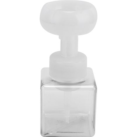 Flacon pompe mousse 250ml rechargeable réutilisable distributeur de savon liquide en forme de fleur transparent portable