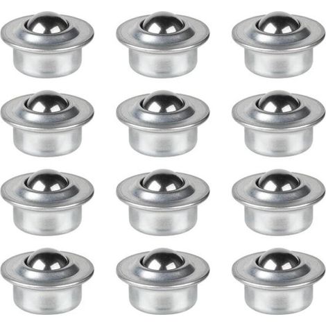 12 roulettes pivotantes à 360° avec roulements à billes – en acier inoxydable, pour un mouvement fluide et adaptées aux meubles lourds. (1/5)