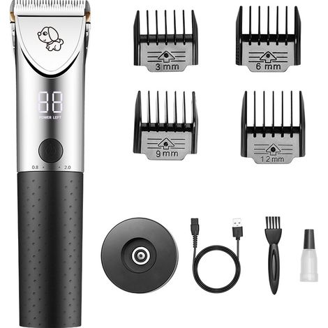 Filiyano-Tondeuses silencieuses pour chats et chiens, tondeuses sans fil rechargeables pour animaux de compagnie (1/5)