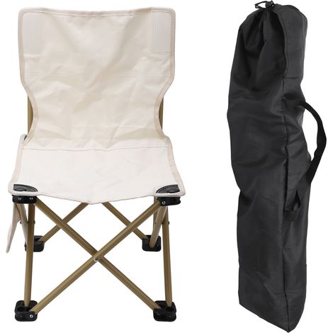 Chaise pliante de camping antirouille antidérapante imperméable portable extérieur pour pêche camping plage (1/5)