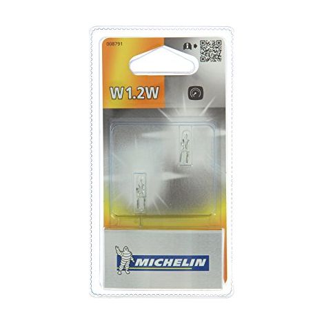 SET 2 LAMPADINE AUTO W1,2W 12V MICHELIN (1/3)