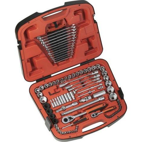 Bahco - S87+7 Socket Set 94-Piece 1/4 & 1/2in Drive - BAHS877
