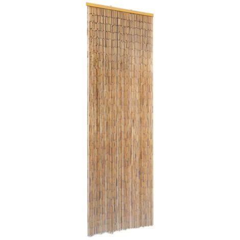 Rideau de porte contre insectes Bambou 56 x 185 cm