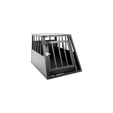 MaxxPet Jaula Perro Coche, Transportin Perro Grande, Caja Para Perros de Coche Para Maletero, Caja XXL Para Perros, Transportin Coche Caja Para Grandes Perros, Cajas de Aluminio Para Perros, Jaula Par