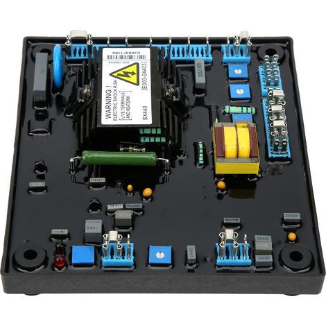 Régulateur de tension de générateur sans balais, stabilisateur AVR réglable à haute résistance SX440 (1/5)