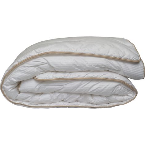 Couette tempérée anti-acariens 300 g/m2 200x200 cm