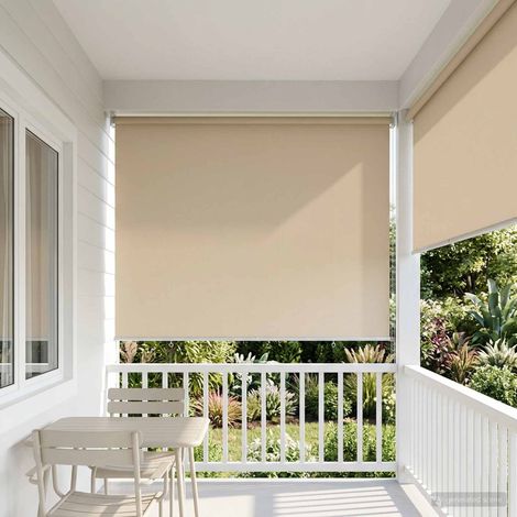 Persiana enrollable exterior con protección UV Beige (1/5)
