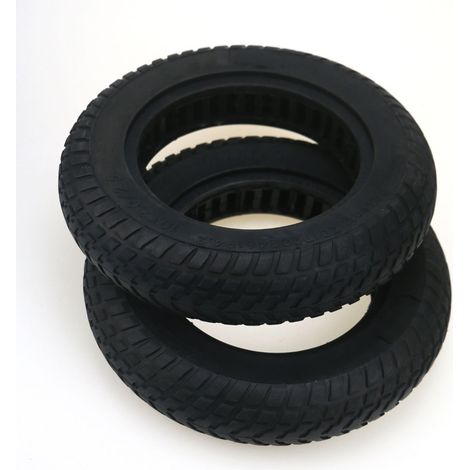 Pneu semi-plein 102/102,5 pour skateboard électrique : résistant à l'usure et antidérapant, accessoires pour pneu renforcé 10X2/10X2,5 (1/4)