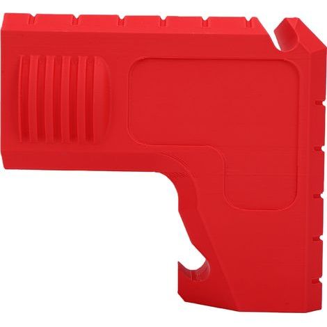 Dust extraction adapter suitable for table saw DWE7485. 53 mm collector port connector with hook. Efficient collection. Simple installation. Red. (1/5)