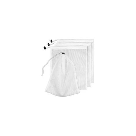 Filet de rechange pour aspirateur piscine – Lot de 4 - Compatible avec piscines hors-sol et enterrées – Retrait efficace des débris – Matériau durable, 33×21cm (1/4)