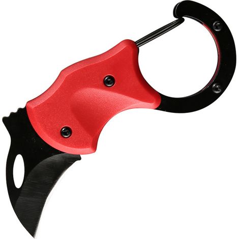 Petit Pocket Cutter mousqueton Cutter Box Cutter mini EDC Cutter Gadgets-rouge (1/5)