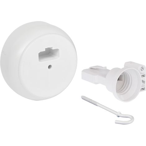 Eurohm Caja DCL en superficie con casquillo E27 y adaptadores