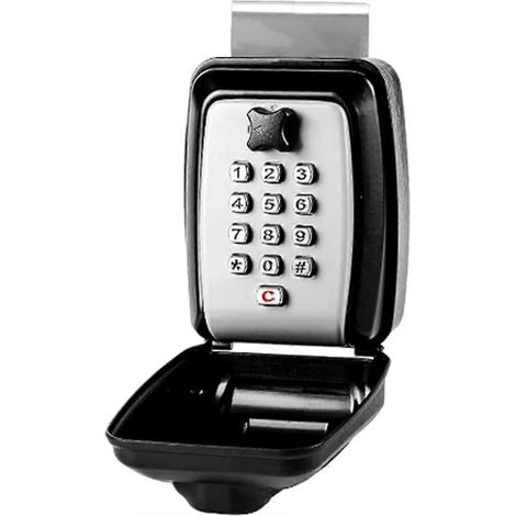 Autofenster-Schlüsseltresor, Autoschlüssel-Schlüsseltresor, Autofenster-Schlüsseltresor mit Stanzknopf, Autofenster-Schlüsselsafe für Autos (1/5)