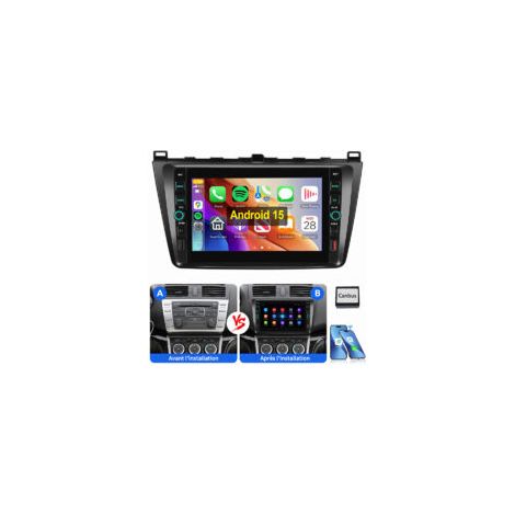 Pour Mazda 6 GH GG 2007-2012 Android 15 Autoradio USB Type-C GPS RDS Carplay 2+64G (1/5)