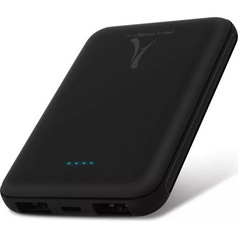 Batterie externe AKASHI 5000 mAh Noir 2 x USB 2,1 A (1/5)