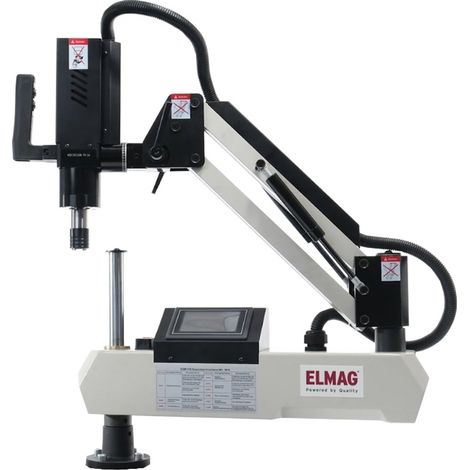 ELMAG EGM 336 Gewindeschneidarm M6 - M36 inkl. elektronischer Drehmomentüberwachung, 16 Stk. Schnellwechselfutter mit Rutschkupplung Aufnahme DIN 371/