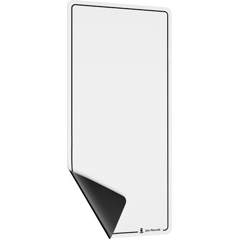 Grand tableau blanc magnétique 400 x 800 mm MAGNETO FLIPCHART, 2 pièces