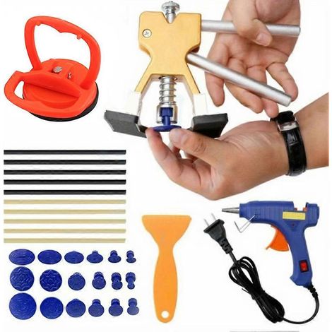 32-teiliges Dellenreparatur-Set für Autos – Repariert Dellen und Kratzer durch Hagel oder Stöße – US-Stecker (1/5)