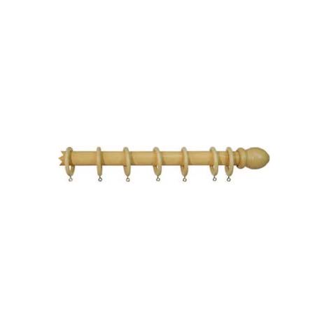 BASTONE IN LEGNO SENZA SUPPORTI Ø MM.35 NATURALE  cm.160