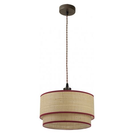 FABRILAMP Pendelleuchte rot Detail Roque dimmbares Modell