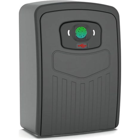 TUYA Smart Key Box Boîte de rangement Bluetooth Smart Life App Fixation murale Sécurité antivol Lockbox Empreintes de doigts (1/5)