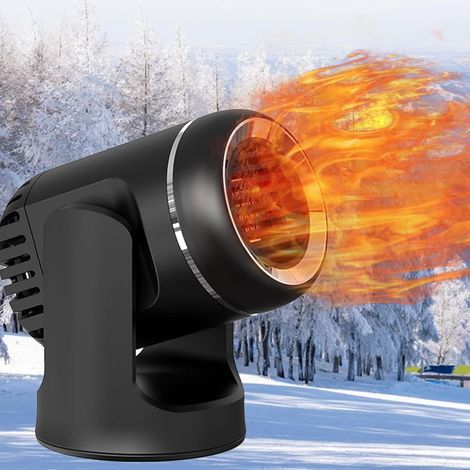 Car Heater, Portable 12V for Winter, Anti-fog Defroster, Fast Heating Windshield Defroster, Plugs into Cigarette Lighter