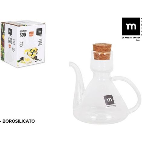ACEITERA RUSTICA BOROSILICATO C/CORCHO