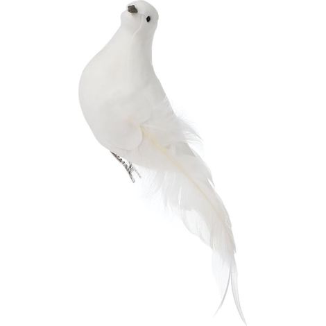 Künstliche Taubenfigur realistisch gestalteter Ziervogel aus