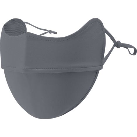 Irovami Masque anti-UV : UPF 50+ - Lot de 1 - Cache-cou respirant et réutilisable pour femmes, idéal pour les activités de plein air (gris foncé) (1/5)