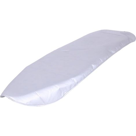 130x50 Cm Housse de Table à Repasser Tissu Résistant, Argenté (1/5)