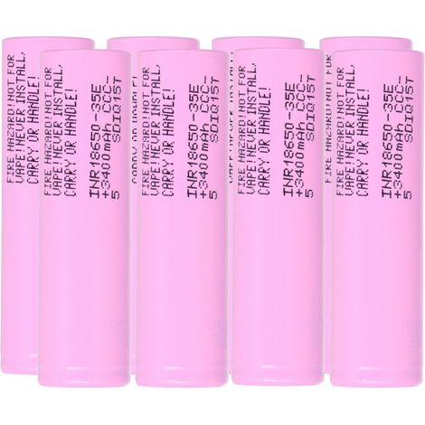 8x Samsung INR18650-35E 3500mAh 3,7V - 18650 Akku (1/5)